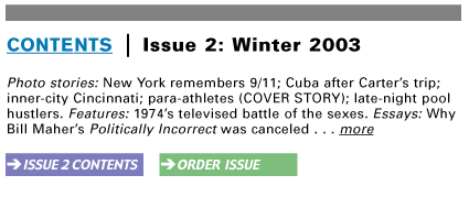 Issue 2 (Winter 2003): Table of Contents